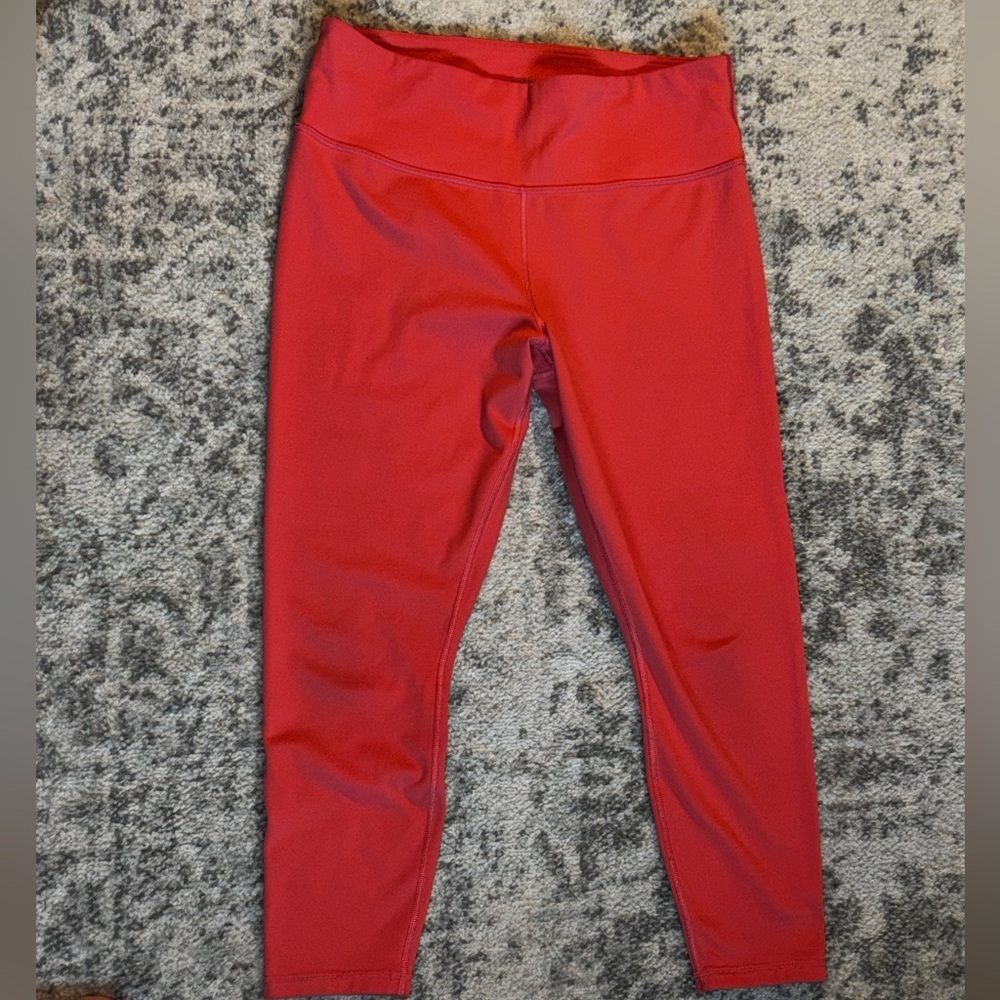 Athleta Elation 7/8 Tight Leggings Pink Size: Large